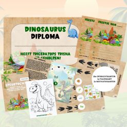 Alternative view of Dino Speurbox - Compleet feestpakket voor 10 kinderen