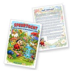 Voorblad en verhaal van de insecten Speurtocht