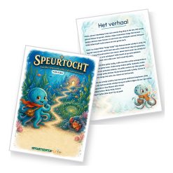Voorblad en verhaal van de onderwaterwereld Speurtocht